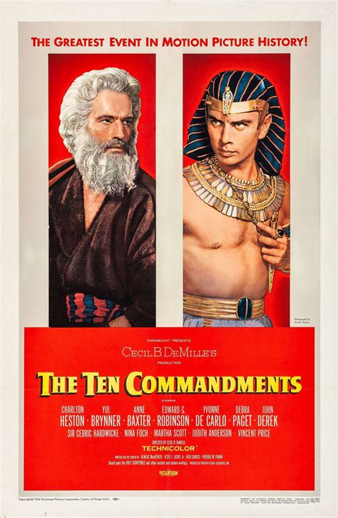 ten commandments movie tv schedule 2024